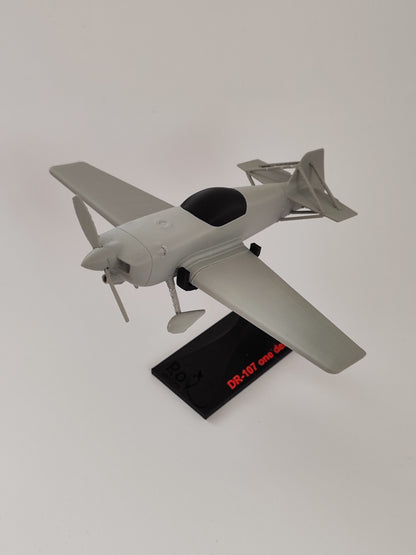 Assembled DR-107 miniature model – gray PLA edition by AeroRoy