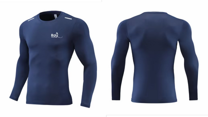AeroRoy long sleeve sport shirt – front view with logo